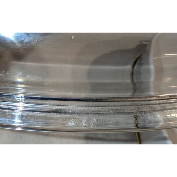 Vintage CorningWare Blue Cornflower Casserole Dish Lid Metal Rack 5 quart - Picture 5 of 16